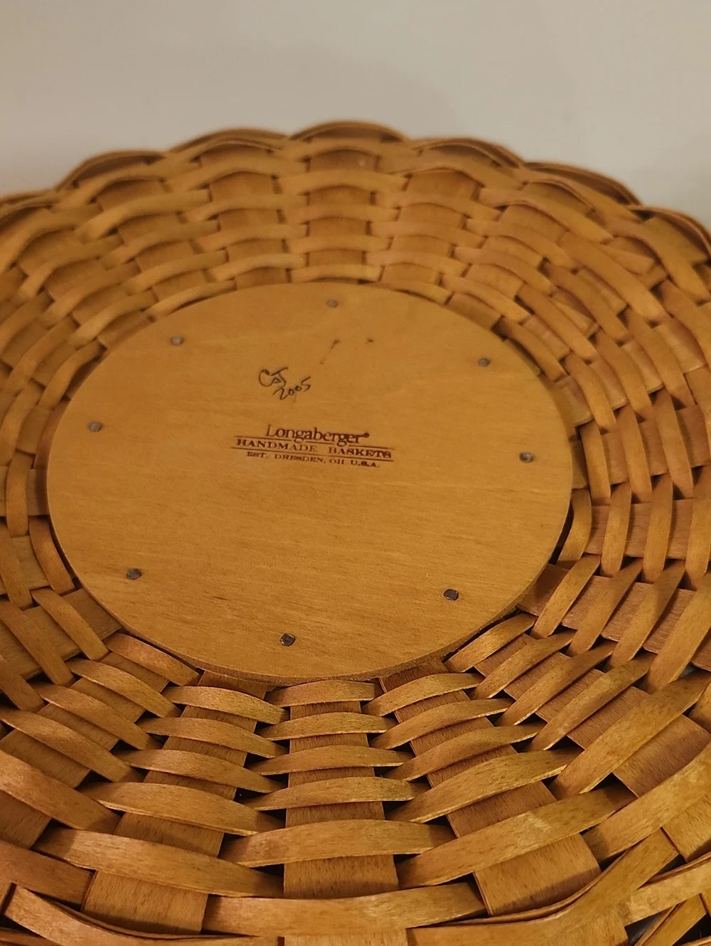 Longaberger Serve Around Bowl Basket